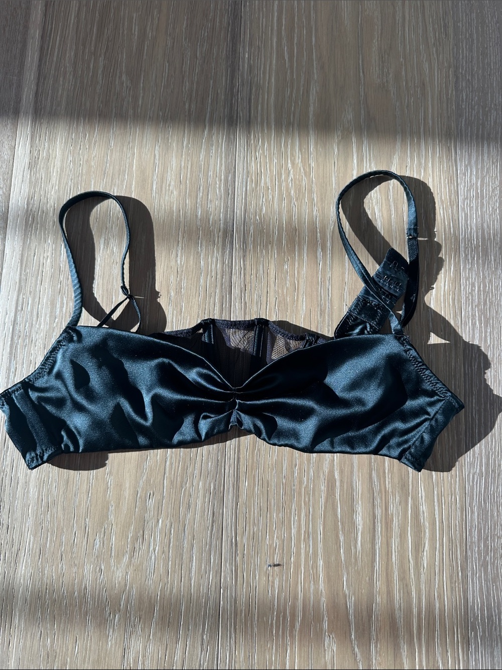 La Perla Black Satin Bralette